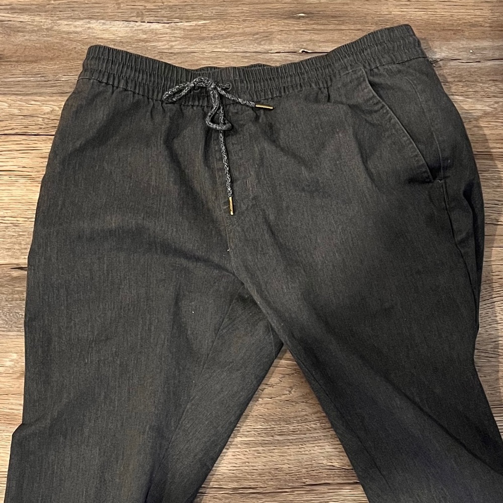 Grey, Large, Volume, Joggers, Elastic Band, Drawstrings